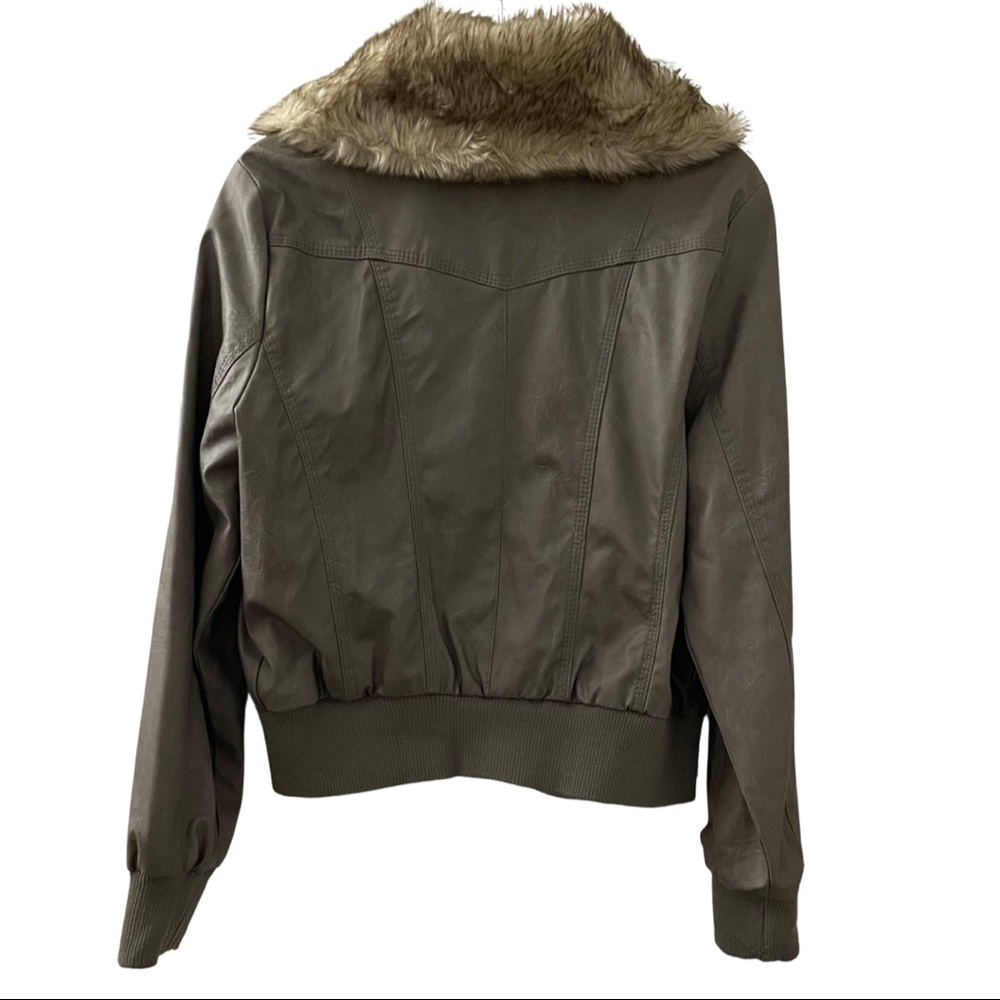 Deb Bomber Jacket with Faux Fur Collar - Picture 3 of 9